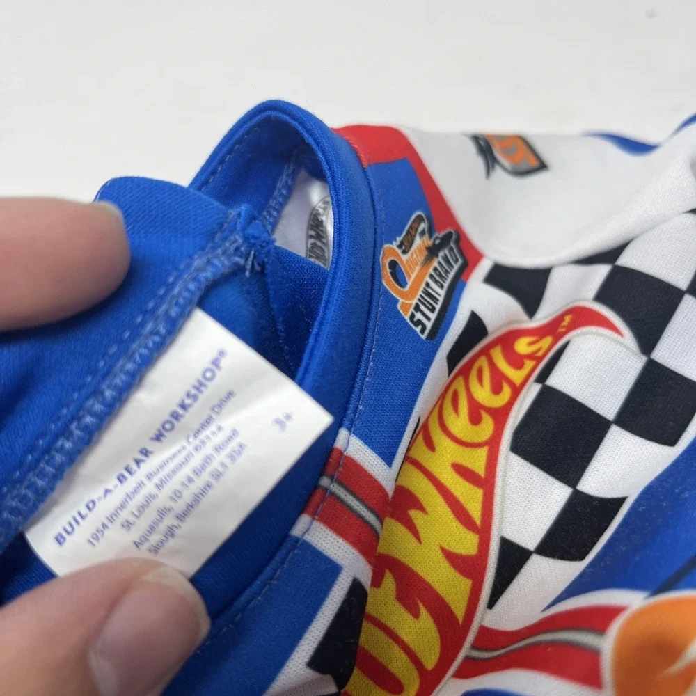Hot Wheels 50th Anniversary Build a Bear Workshop Racing Suit Outfit Jumper